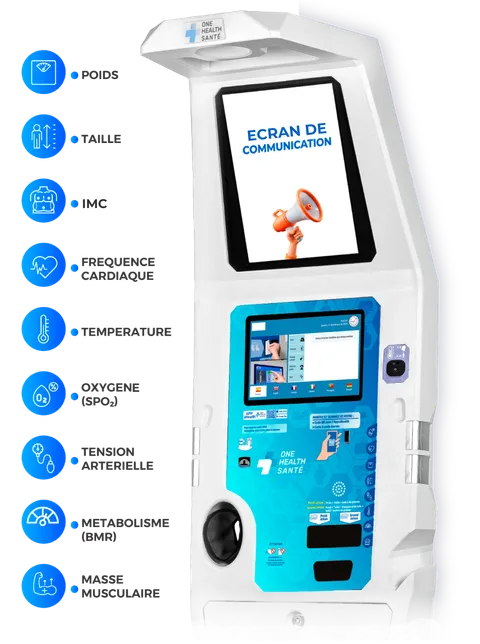 Écran interactif de la Station Santé